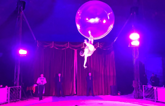 Circus Vladimir - Nantwich - aerial acrobat