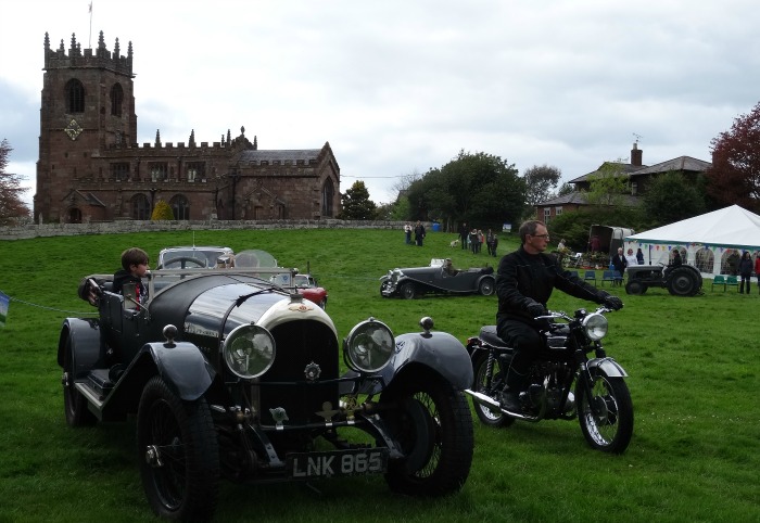 Classic car and motorcycle parade - Marbury Merry Days