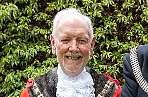 Mayor - Cllr Barry Burkhill, CEC mayor 2020-21