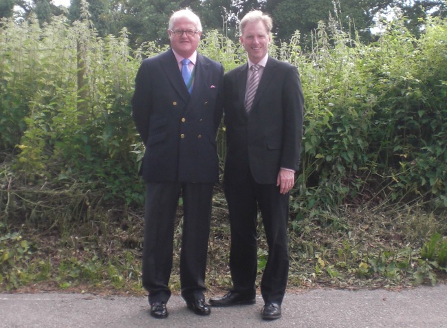 Cllr Peter Groves and Cllr Andrew Martin