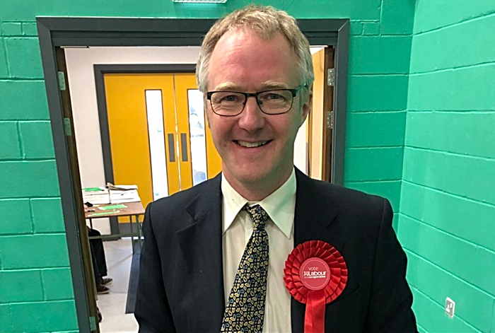 Cllr Sam Corcoran, new Cheshire East Council leader