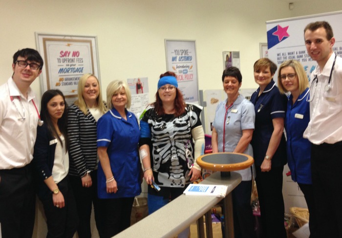 RBS and Co-op staff in Crewe raising for MRI scanner appeal
