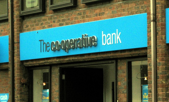 The Co-operative Bank, pic by Kaihsu Tai creative commons