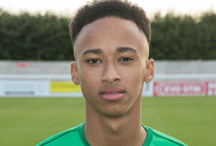 Cohen Bramall, former Nantwich Town left back who has joined Arsenal