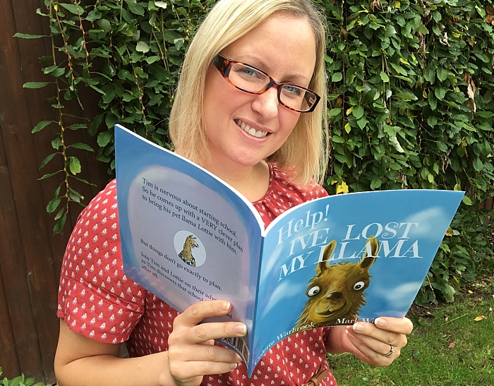 Colette with Help! I've Lost My Llama book (1)