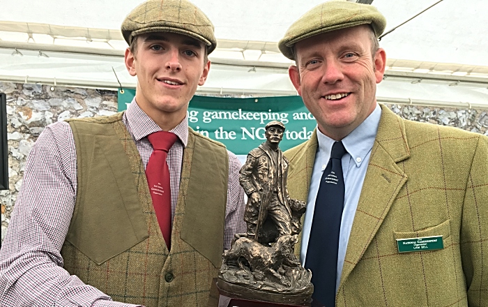 gamekeeping - Connah Baker and NGO Chair Liam Bell with trophy (1)