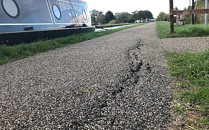 Cracks in Shropshire Union Canal at Nantwich (1) (1)