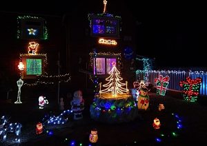 Crewe and Nantwich householders add sparkle to their Christmas homes