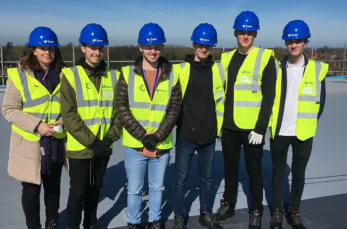 Crewe E&D UTC Students reach new heights new building