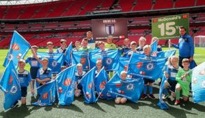 Football youngsters enjoy Wembley experience at Community Shield game