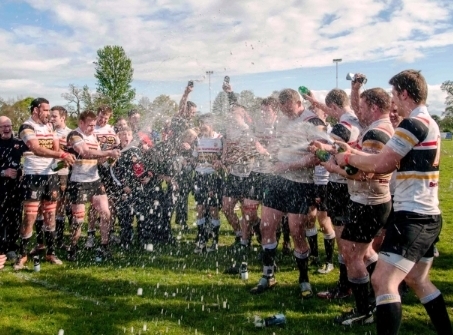 Crewe & Nantwich 1sts celebrate promotion