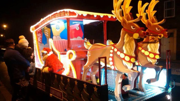 Crewe & Nantwich Round Table Christmas float