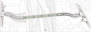 Plans for new bridge over railway at Crewe