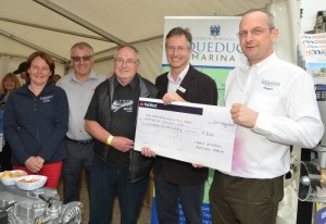 Aqueduct Marina businesses raise £600 for fly-boat Saturn