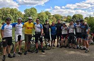 Tarporley colleagues complete London to Paris charity bike ride
