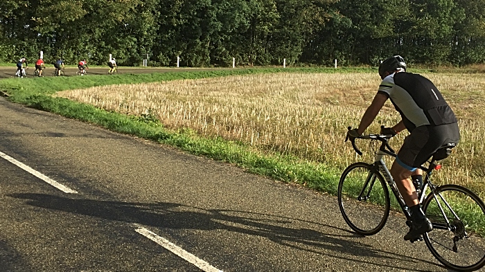 Cyclists travel through the French countryside en route to Paris (1)