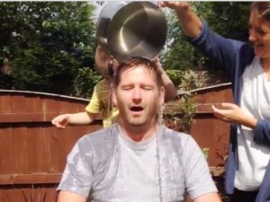 Nantwich Town boss joins MND ice bucket challenge craze