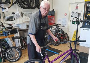 Shavington pensioner, 74, lands job as cycle mechanic in Crewe