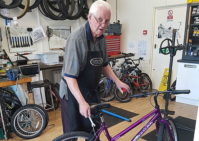 Dave Williams cycle mechanic