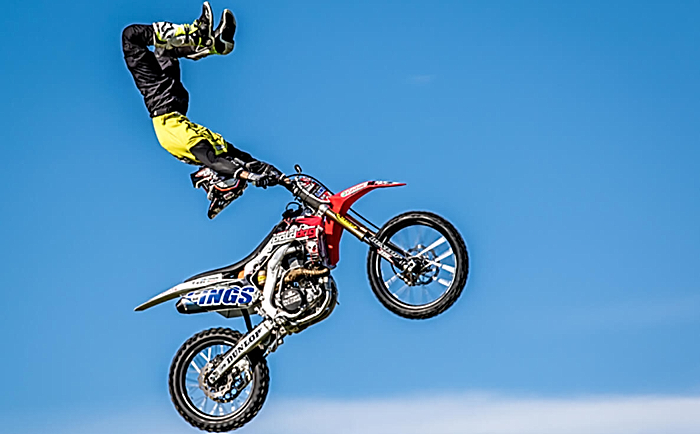 Death-defying stunts from Bold Dog Lings will be an attraction at the show