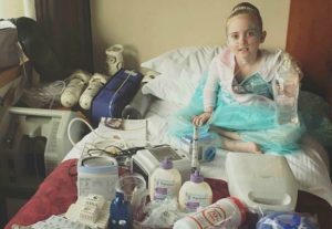 Nantwich youngster Elle Morris undergoes double lung transplant