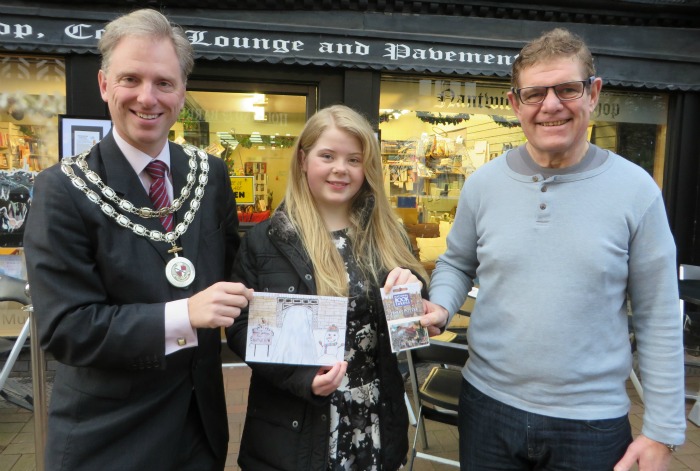 Emily, at Malbank, wins Mayor Christmas card competition