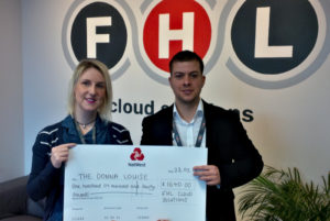 South Cheshire firm FHL raises £1,640 for Donna Louise Children’s Hospice