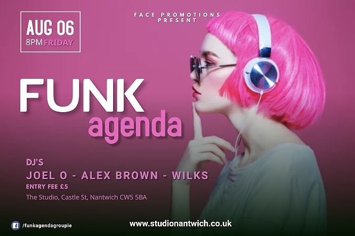 FUNKagenda - Studio Nantwich - Friday 6th August 2021 - event graphic (1)