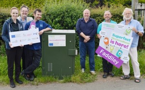 Superfast broadband launched in Faddiley and Brindley