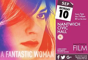 Nantwich film club to screen Fantastic Woman on September 10