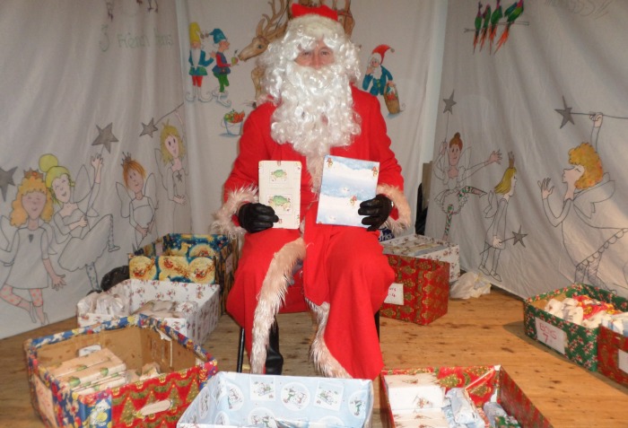 Father Christmas at Wistaston cancer charity fair