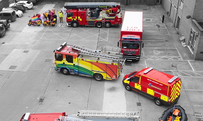 Fire engines - LGBT Stonewall