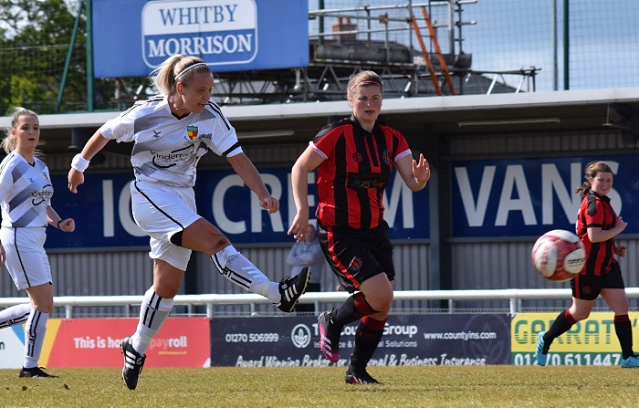 First Nantwich goal - Kirsty Fisher-Sherratt scores (1)