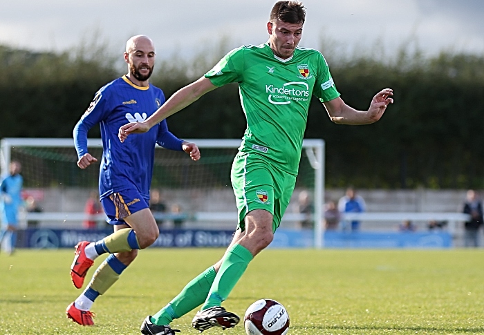 First-half - Ben Harrison pushes forwards (1)