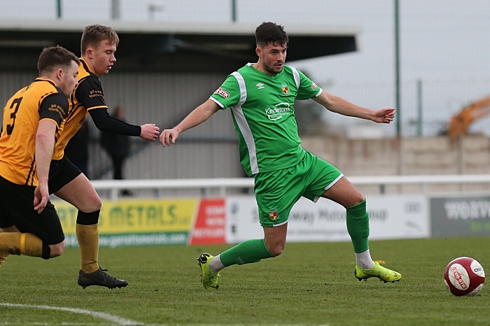 First-half - Callum Saunders on the ball (1)