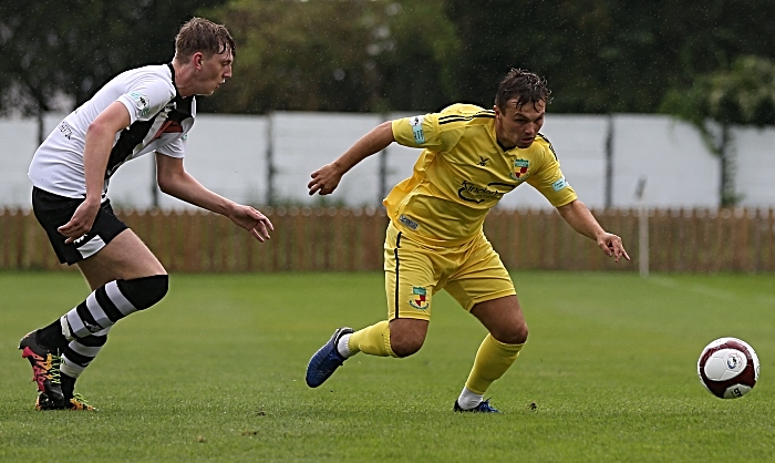 First-half - Sean Cooke eyes the ball (1)