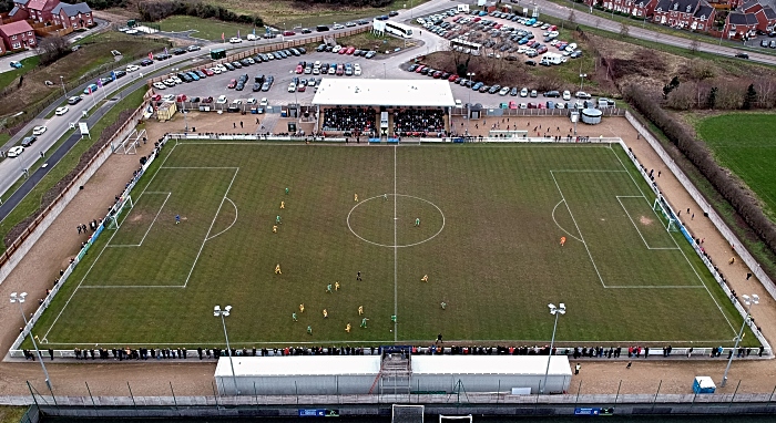 aerial view nantwich town v scarborough feb 16 2019