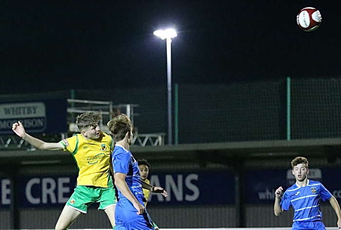 First-half - first Nantwich goal - Callum Parker (1)