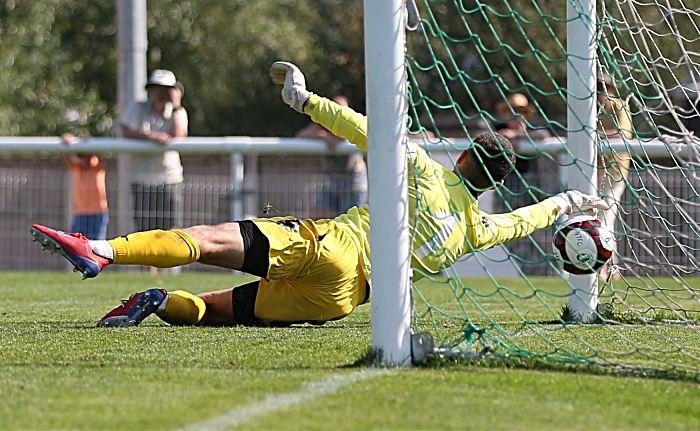 First-half - second Nantwich goal - Sean Cooke freekick beats Witton keeper Chris Renshaw into the bottom corner (1)