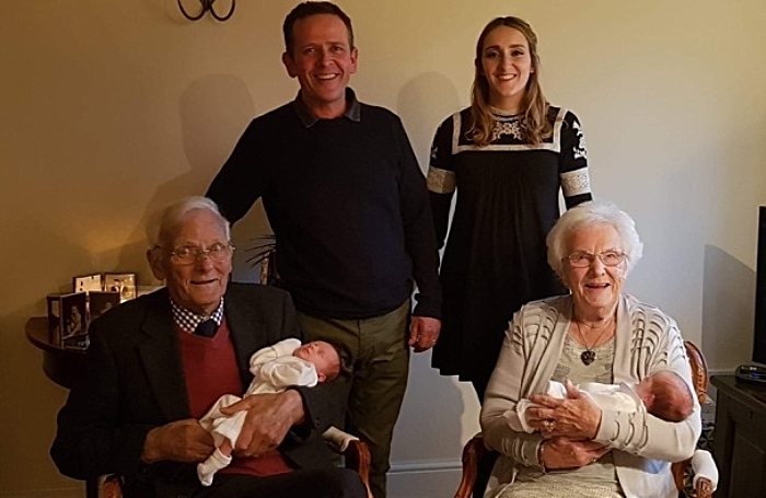 Five generations of great great grandmother Edith Brough