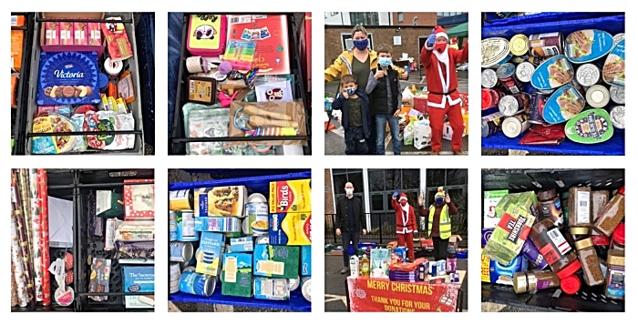 Foodbank collection at brine leas