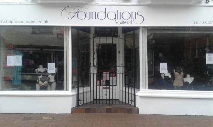 Foundations store, new look outer down