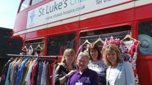 St Luke’s Hospice appeals for help to staff “Frock Stop” bus in Nantwich