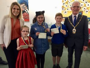 Young pupils honoured in Nantwich Rotary arts and handwriting competition