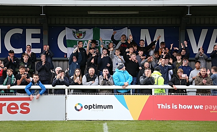 Full-time - Nantwich Town celebrate victory (1)