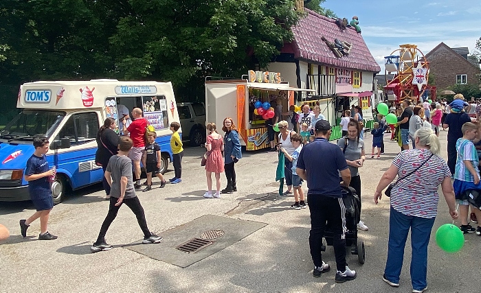 village festival - Funfair and ice cream van (1)