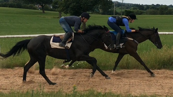 riders - Gemma Mathers and Mick Mullineaux