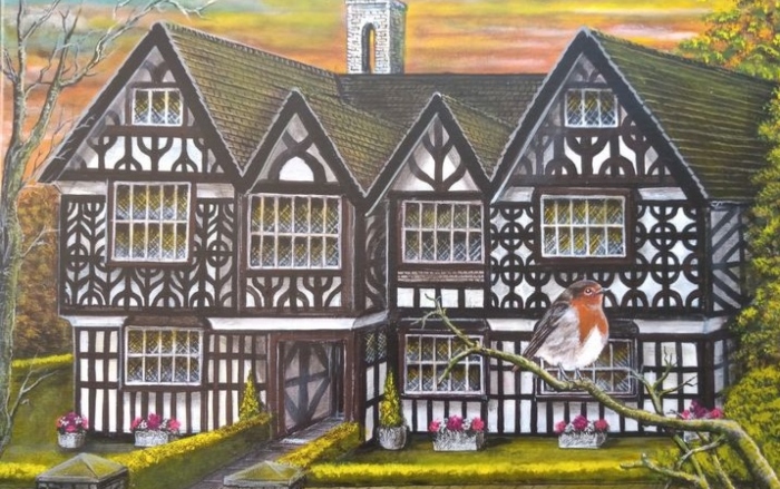 Artist George Telford - Churches Mansion in Nantwich (1)