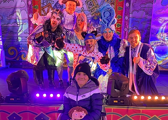 Georgy Capener wish true - at panto