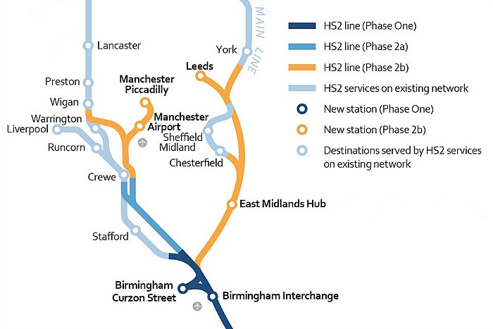 New HS2 hub station at Crewe to provide seven trains per hour, says ...